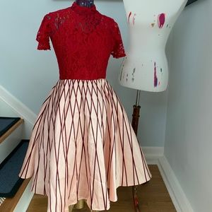 Chicwish Fun Lace and Tulle Cocktail Dress